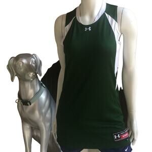 Under Armour Basketball Jersey Tank Green Women's Size Small S